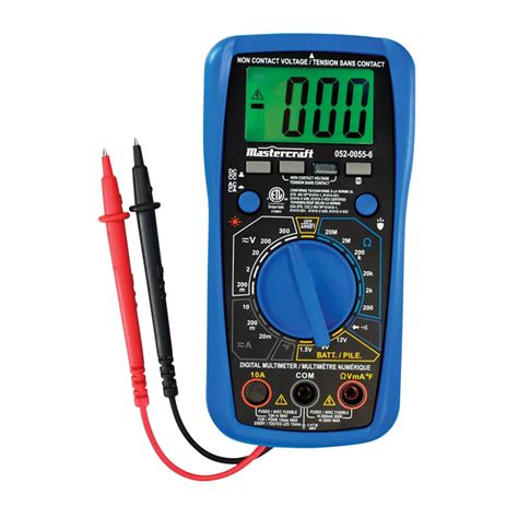 how to use mastercraft multimeter|mastercraft digital multimeter instructions.